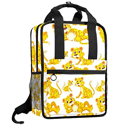 Sac à dos pour garçons motif vintage États-Unis cartable bretelles ajustables