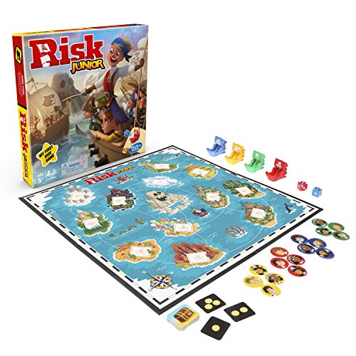 Hasbro Gaming Risk Junior Game, Strategy Board Game, Pirate Themed Game,One Colour,Ages 5 And Up #TOP1