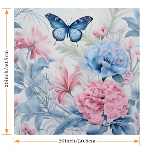Servilletas de tela multicolor set 6 50.5x50.5 cm miniatura 2