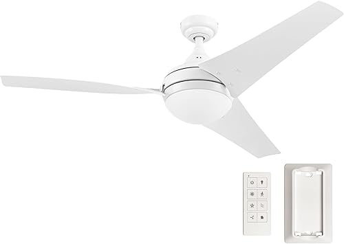Miniatura 15 de Honeywell Ventiladores de techo Neyo, ventilador de techo LED contemporáneo de 52 pulgadas para interiores con luz, control remoto, aspas modernas