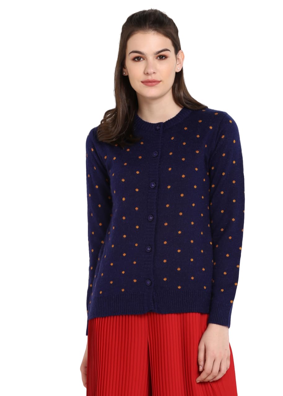 modeve Women's Acrylic Blend Cardigan/Round Neck Sweater For Winter-picture-16