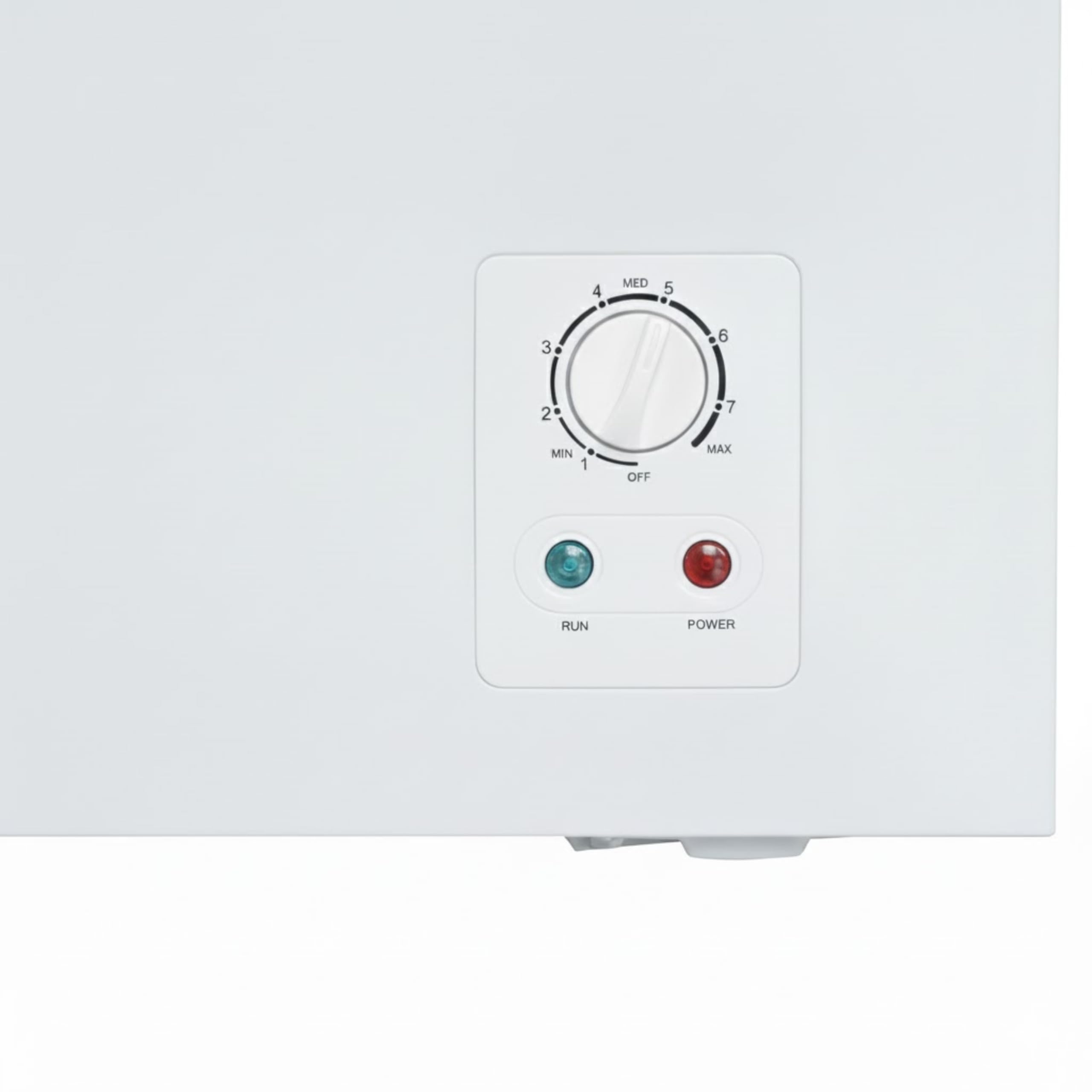 HYE Chest Freezer - 205L Freezer, Quiet 42 dB Operation, Mechanical Temperature Control, Freestanding Design, White, Perfect For Kitchens, Garages & Utility Rooms - RF01CF205W24 — view 4