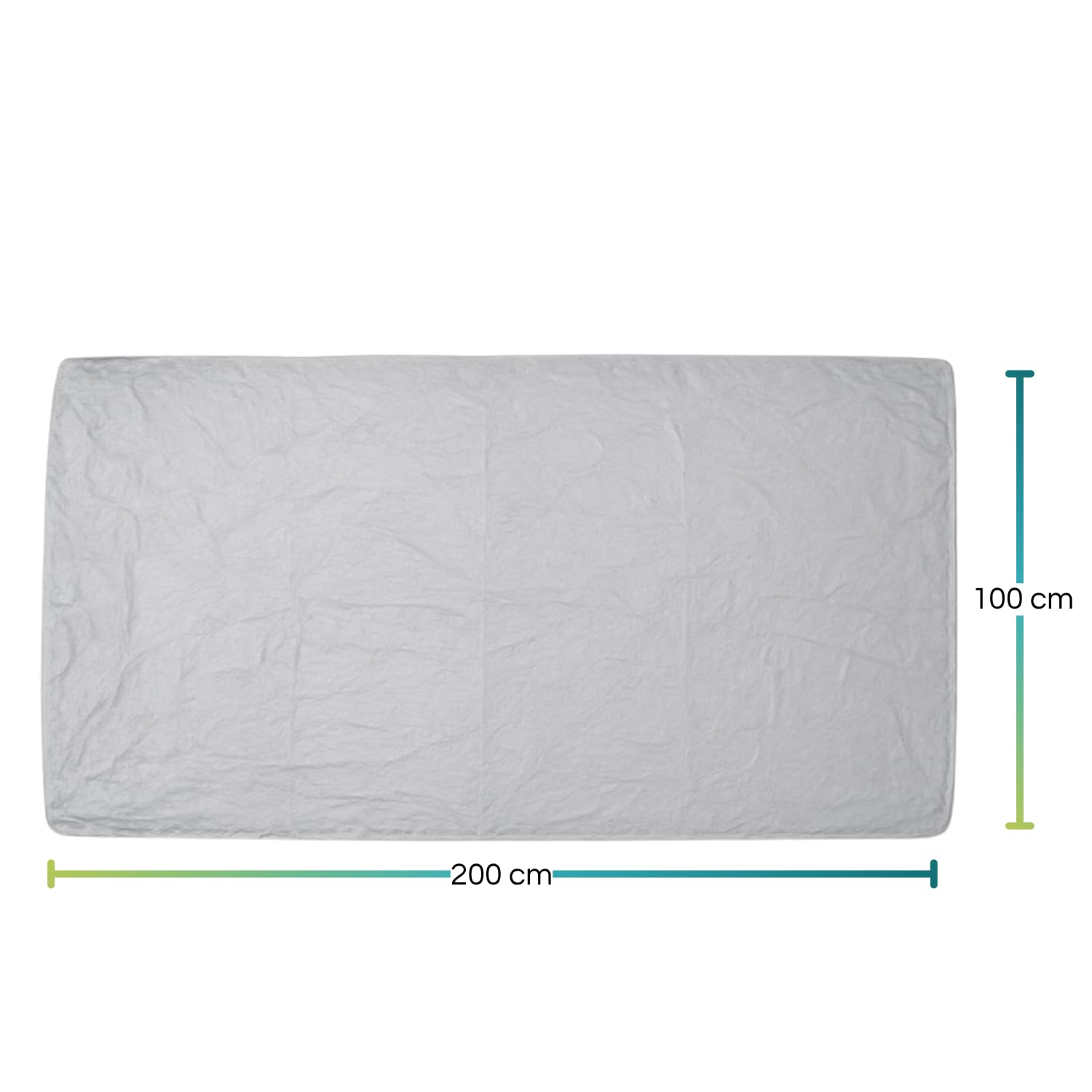 Paluplus Telo Copribici da esterno colore Grigio, Misura 100x200 cm, Copertura Protettiva per Bicicletta, Tessuto Impermeabile, Protezione da Polvere, Pioggia, Neve, Ghiaccio, Raggi UV -6922
