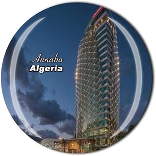 Annaba Algeria Fridge Magnet Travel Souvenir Gift Home Kitchen Decoration Magnetic Sticker Crystal Refrigerator Magnet Collection