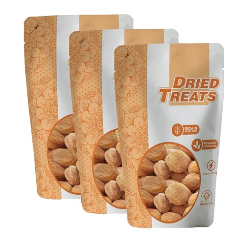 Image of Dried Treats Dried Fruits Nuts And Seeds (Dried Khurmani /Khumani, 750g (3x250g))