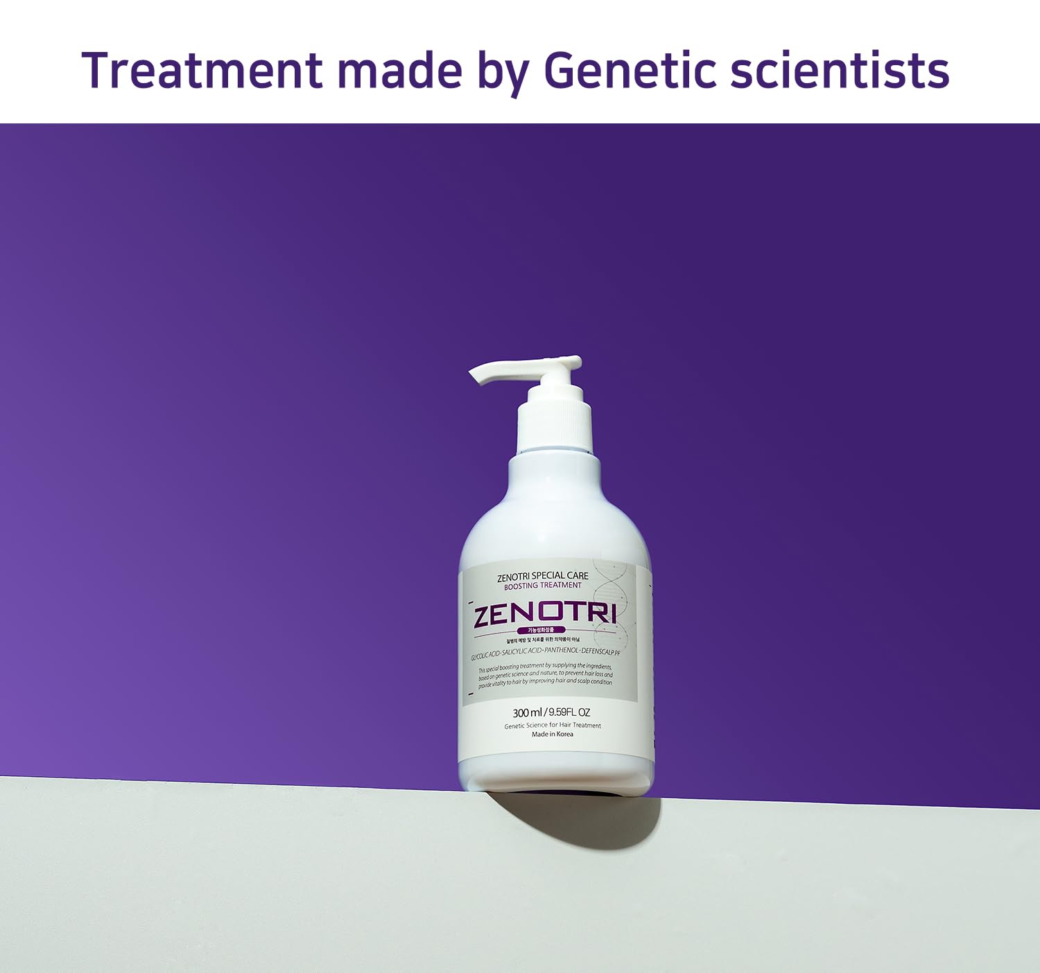 ZENOTRI Boosting Treatment | Scalp + Hair Loss + Hair Vitality Triple Care All-in-One (300ml/9.59FL OZ)