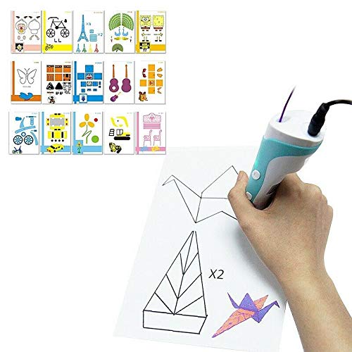 3NH® 3D Printing Pen Accessories Children's 3D Creation Album Picture Random 15 Q6M2-image-48