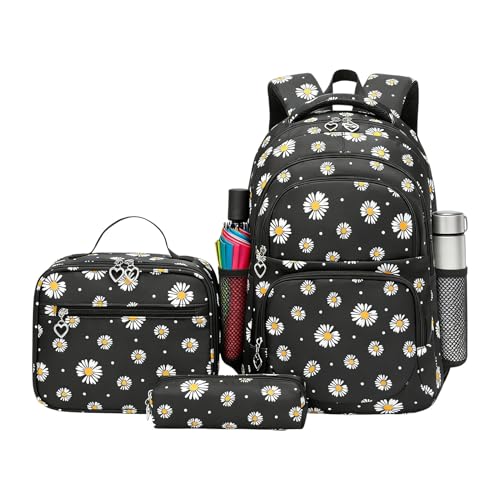 Sac à imprimé floral de grande capacité avec sa pochette assortie