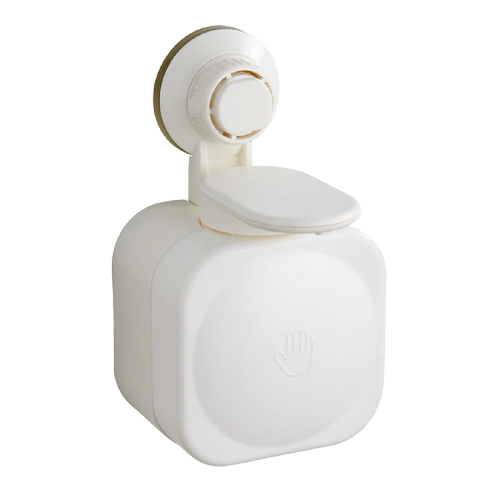 Dispensador de Jabón y Dispensación Uniforme Abs Blanco de Pared Ventosa sin Fugas para Ducha Adecuado para Baños y Cocinas Modernas