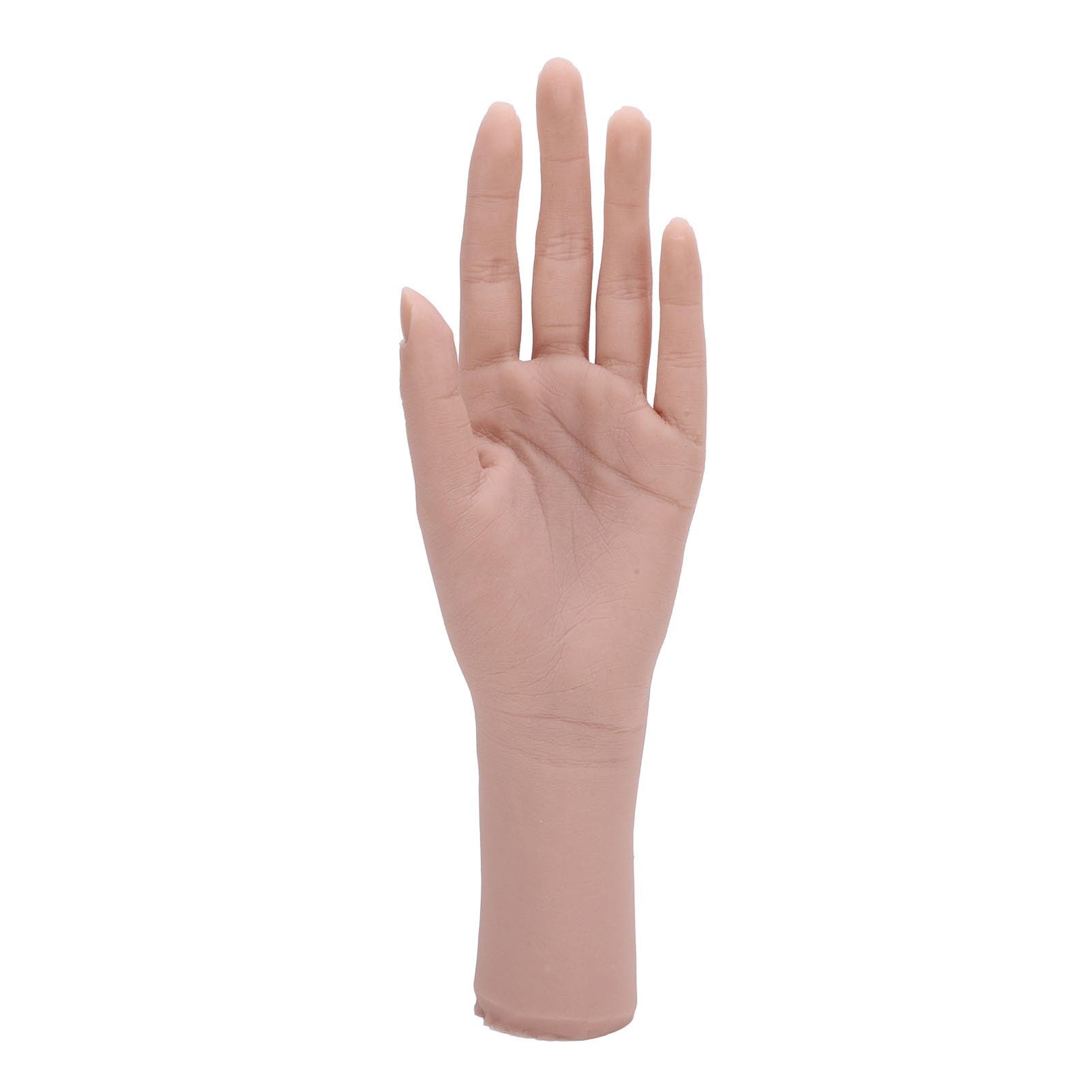 Mano Femminile Realistica in Silicone, Mano Finta per la Pratica di Addestramento del Tatuaggio sull'esposizione di Gioielli, Mano Modello Femminile a Grandezza Naturale per
