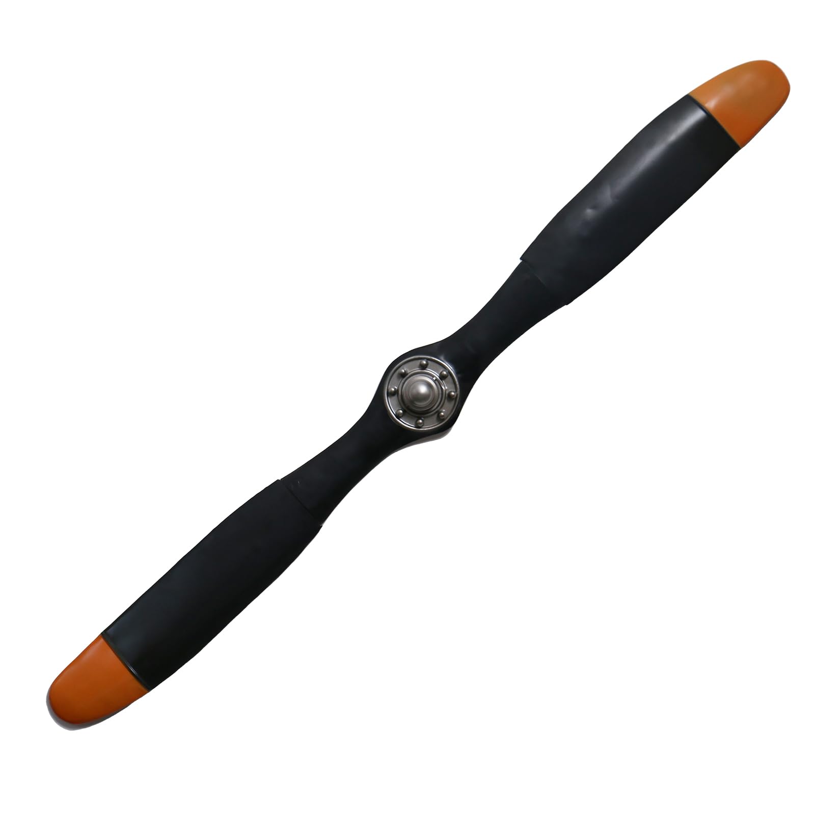 AOROTOE Airplane Propeller Wall Decor Aviation Men Cave Wall Decor Game Room Decor Gifts Pilots Gifts For Men 2 Blade Industrial Metal Sculptures Home Art Vintage Black