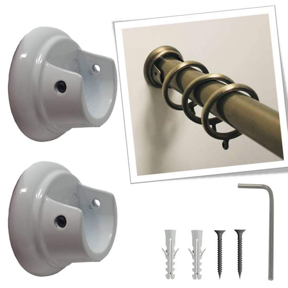 Fixation Tringle Entre Deux Murs 2 Supports Tringle à Rideau Métal 20-22mm Parpyon - Fixation Murale Ou Plafond, Zamak Résistant Fixation Tringle Entre Deux Murs 2 Supports Tringle à Rideau Métal 20-22mm Parpyon - Fixation Murale Ou Plafond, Zamak Résistant