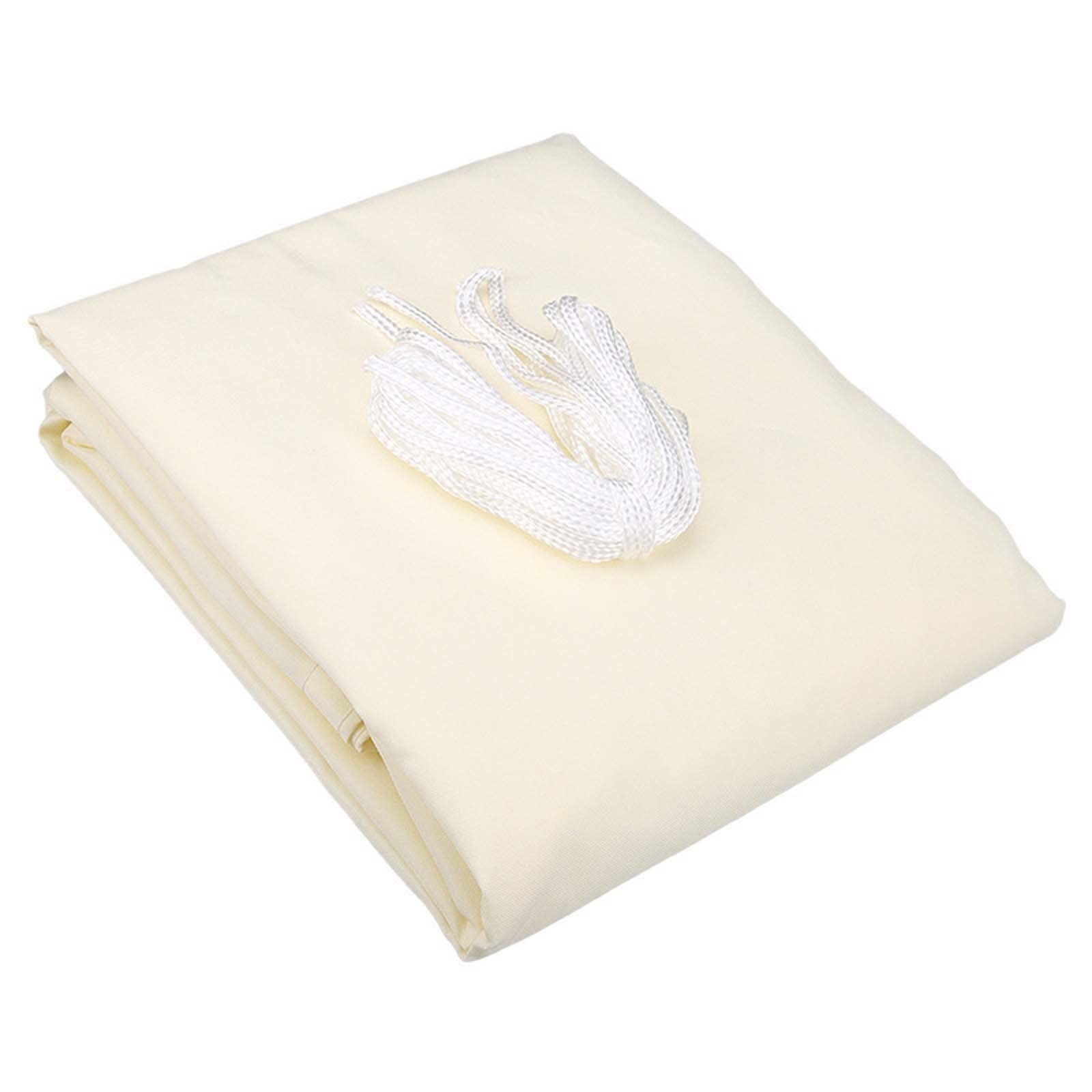 Vela Parasole, Baldacchino per Tendalino Parasole Rettangolo Triangolare, Vela Parasole Impermeabile, Blocco UV 95% con Corda Libera, per Esterni, Giardino, Patio, Cortile, Festa(Beige,2x5 Quad)