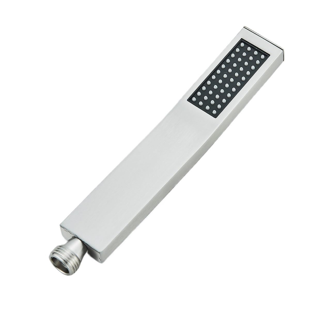 Pommeau de douche noir mat et laiton douchette à main universelle fonction unique
