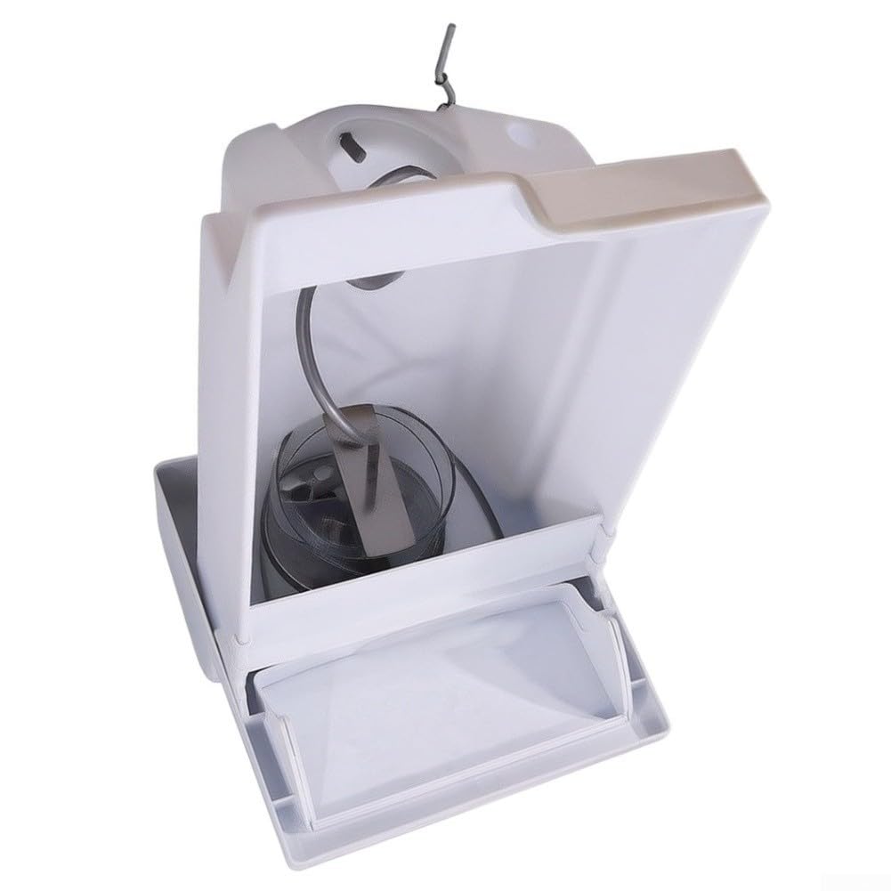 Eismaschinenteil 241860803 Eisschale & Förderschnecke Edelstahl für Kühlschrank Reparatur Einfache Montage Robustes Kunststoffdesign 20x12x10 Zoll
