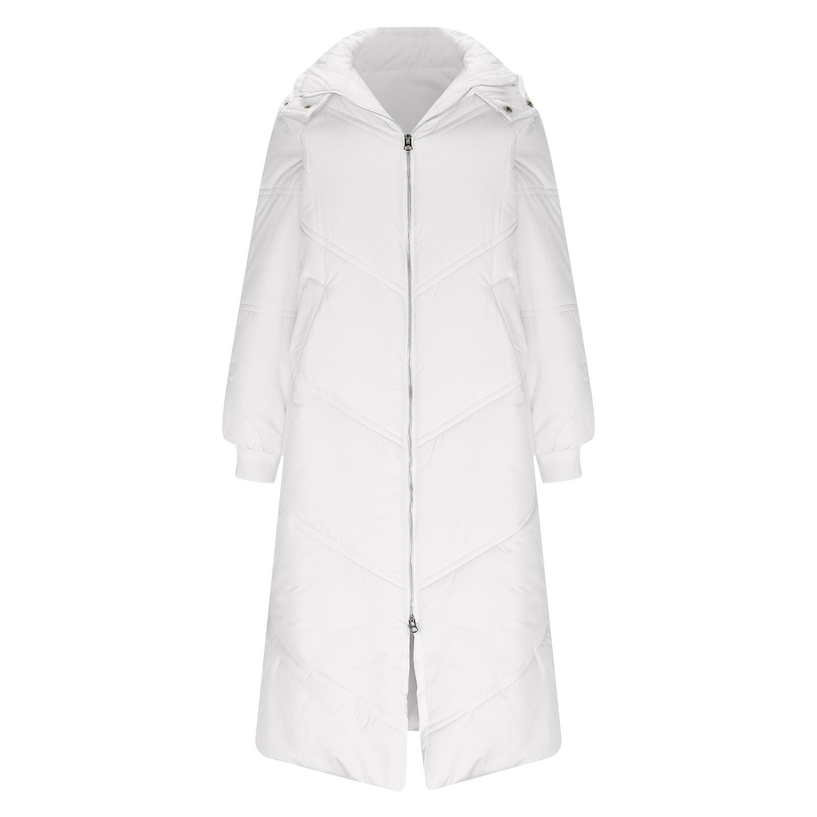 Piumino Donna 100 Grammi Leggero Curvy Piumino Lungo con Cappuccio Ripiegabile Piumini Maniche Lunghe Resistente all'Acqua Ripiegabile Giacca Donna Trapuntato Invernali Cappotto Ultraleggero Pesante