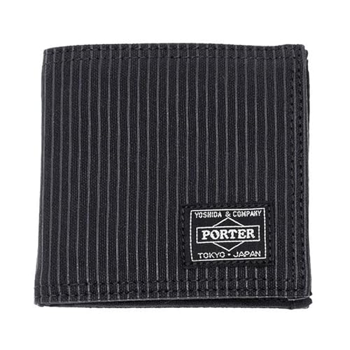 [Porter] Porter Drawing Drawing Bi-Fold Wallet 650 – 08615 - black -
