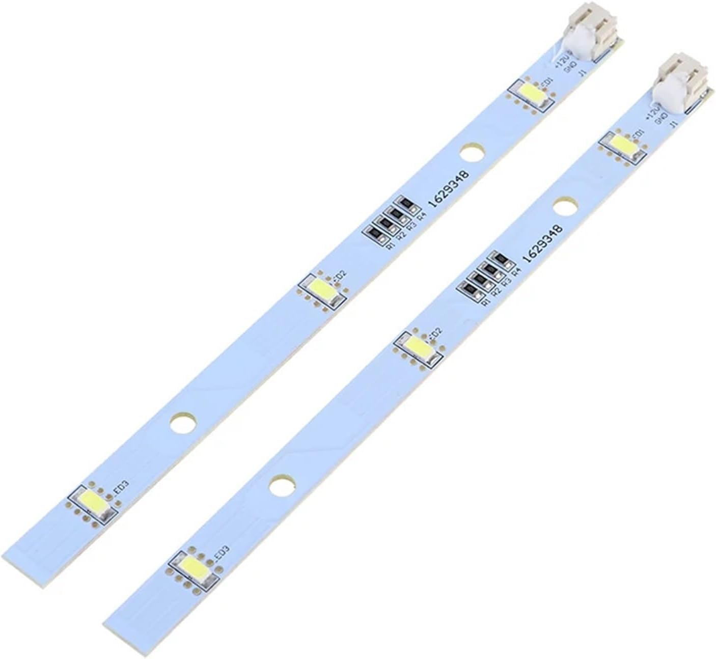 2pcs Freezer Light Bar LED Strip Refrigerator E349766 MDDZ-162A 1629348 DC12V 2W