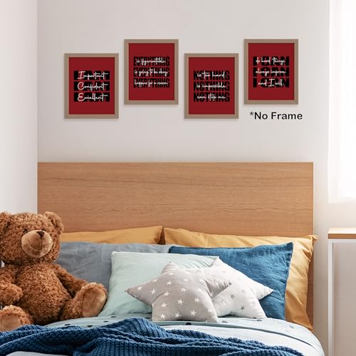 Pósteres e impresiones llenos de vida: arte de pared rojo 900-4JrHb para inspirar tu hogar 6