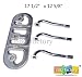 bbq factory JBX303 Stainless Steel Burner Replacement for Select Great Outdoors and Uniflame Gas Grill Models
