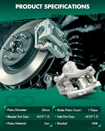 Image of SCITOO Rear Right Brake Caliper With Bracket 18B5119 Compatible For Cadillac For CTS 2008-2013