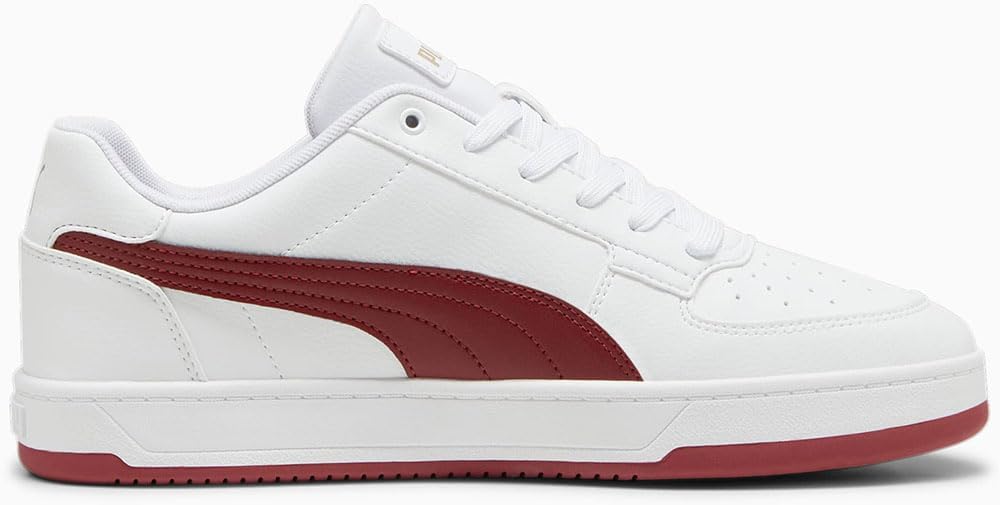 Puma - Mens Caven 2.0 Shoes, Color White/Intense Red/Gold, Size: 8.5 M US - Image 3
