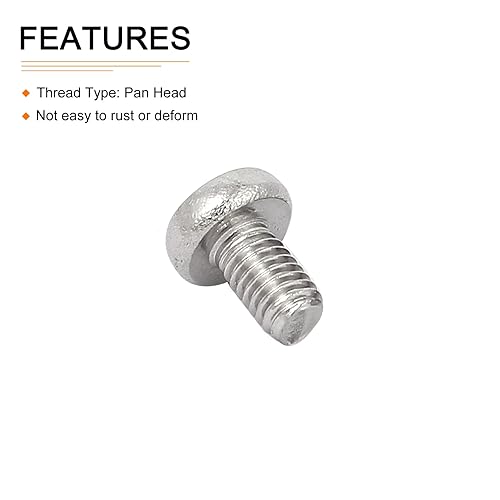 Miniatura 9 de Tornillos Torx de cabeza plana M1.0.236x0.118 in (DXL), paquete de 20, buenos para maquinaria, sujetadores de seguridad Torx de acero inoxidable 304