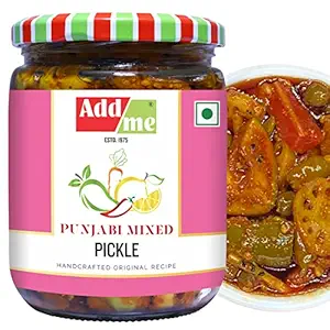 Homemade Punjabi Mixed Pickles Mango Chilli Lemon Carrot ker Ginger karonda lasoda Fruit 500gm Pachranga Achar