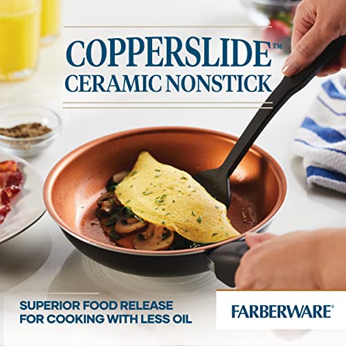 Farberware Glide Ceramic Aluminum Nonstick Dishwasher Safe Egg Poacher