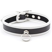 Neoprene Puppy Choker Necklace With O-ring for Women 90s Choker Necklace Collar