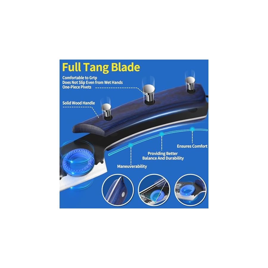 XYJ-Professional-Kitchen-Knife-Set-with-High-Carbon-Steel-Forged-Blades-Chefs-Knife-Cleaver-Carving-Knife-Nakiri-Full-Tang-Design-Includes-Carrying-Bag-Poultry-Scissors-16 XYJ Professional Kitchen Knife Set with High-Carbon Steel forged Blades, Chef's Knife, Cleaver, Carving Knife, Nakiri, Full Tang Design, Includes Carrying Bag & Poultry Scissors (16)