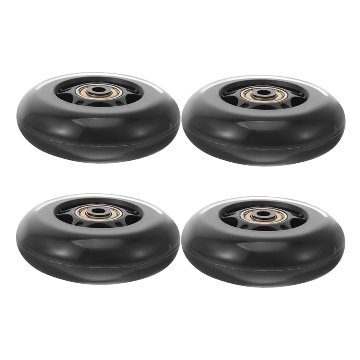 YARNOW Upgrade Your Furniture 4 Pack 2.5 Inch Pu Silent Wheels for Easy Replacement Smooth Movement