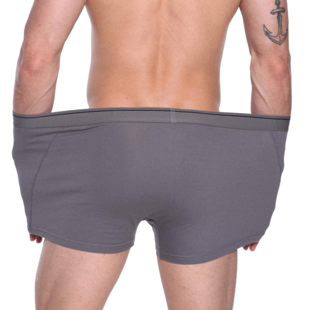 Calzoncillos Masculinos 4 Unids/Lote Bragas Masculinas Hombres Boxers Shorts Mr Spring Cotton Loose Large Extra Plus Size Fat Underwears 6XL Stely A