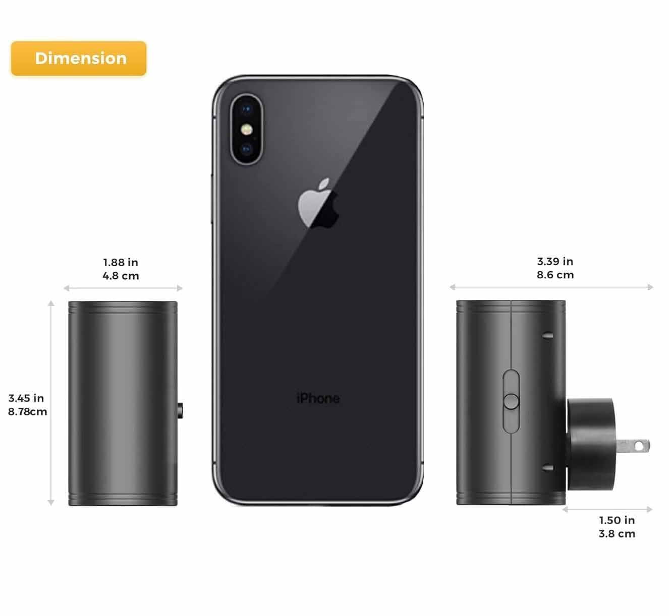 TSEXES 4 Pack LED Night Light Plug in Dusk to Dawn Sensor 5-300LM Adjustable Brightness Soft White 3000K — view 7