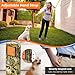 Htcuto Wireless Dog Fence System for 2 Dogs Electric Fences for Dogs Training Collar with Remote Shock Collar for Dogs Ultrasonic Trainer Portable Outdoor Safe Pet Containment System with 2 Collars