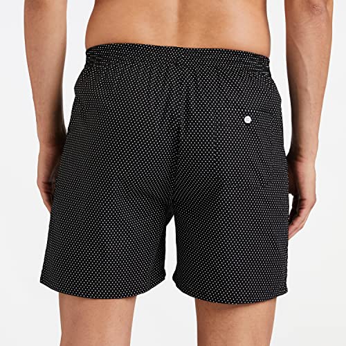 Image of Longies Men's Cotton Boxer (Pack Of 2) (LGBOXPO2008S Multicolor Small PK Of 2 Black S)