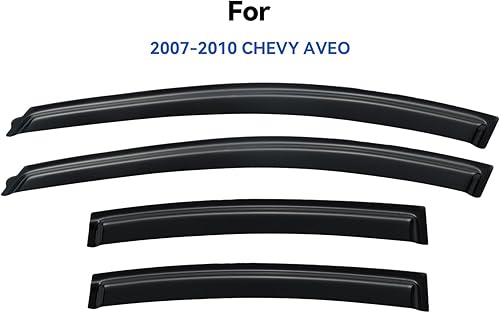 Miniatura 212 de Visores protectores de lluvia para ventana, deflectores de viento de canal exterior