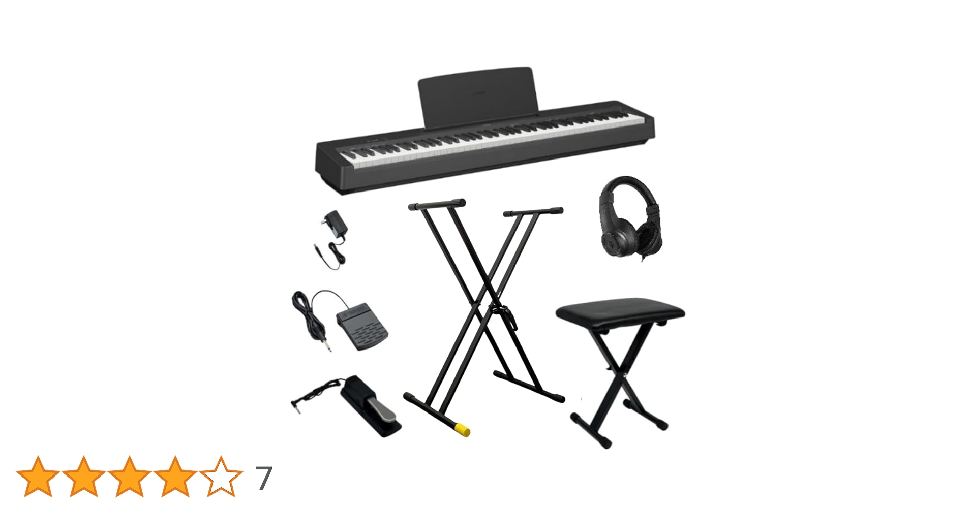 YAMAHA 電子ピアノ P-45B YAMAHA 電子ピアノ P-45 88鍵 64 シンプル 初心者 d3174 - メルカリ