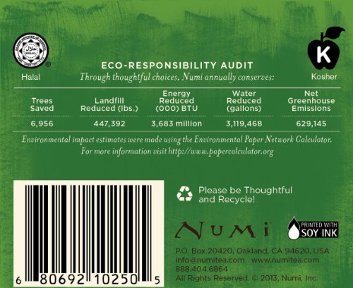 Numi Organic Tea Mate Lemon, 18 Count (Pack Of 2), Yerba Mate Green Tea Blend (Packaging May Vary) #TOP5