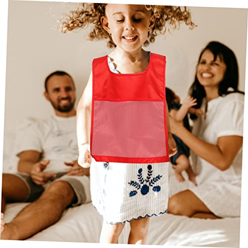 HANABASS 1pc Game Vest Outdoor Games Waistcoat Early Educational Vest Competition Numbers Teaching Vest4