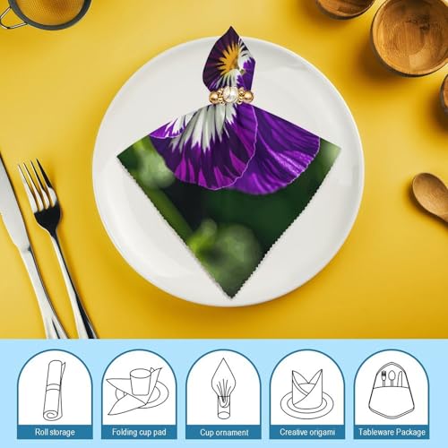 Servilletas de Tela Pansy Perfection 4 piezas miniatura 7