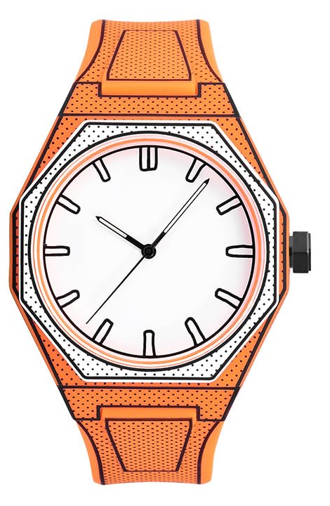 Image of FANMIS Men's Anime-Inspired Fashion Sketch Wristwatch Minimalist Creative Wormhole Design Stylish and Durable Timepiece for Men's Sports Watch