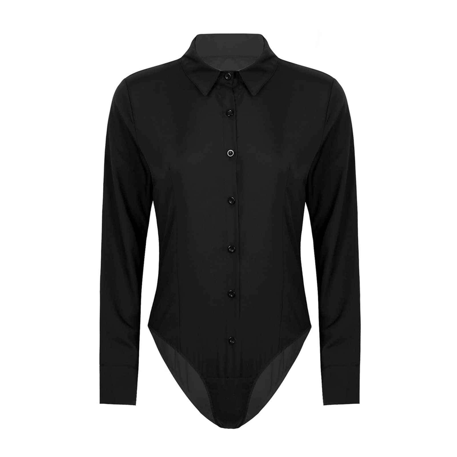 Eleganckie body damskie damskie formalne biurowe damskie białe bluzki Plus rozmiar pajacyki ubrania (kolor: A, rozmiar: kod XL)