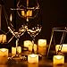 80 Packs LED Flameless Flickering Candles, Kohree Tea Lights Candles Battery Operated Votive Candles, Flickering Tealight Candles for Garden Wedding,Party, Christmas Decorations, Warm White
