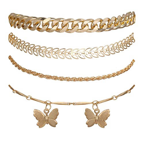 Image of Shining Diva Fashion Stylish Multilayer Gold Plated Bangle Bracelet for Women and Girls