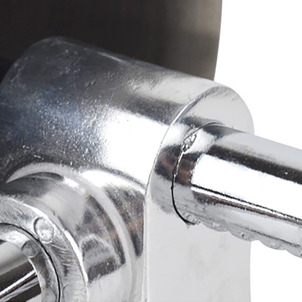 4 l manuale per salsicce, macchina per salsicce da cucina orizzontale in acciaio inox con 4 tubi in acciaio inox e 4 tubi di plastica, siringa per salsicce argento per fatti in casa