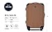 Travelers Club Chicago Hardside Expandable Spinner Luggage, Rum Caramel, 22