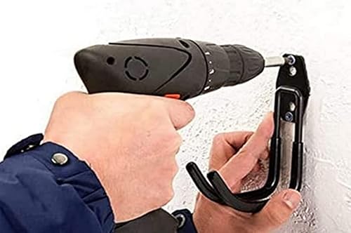 Miniatura 6 de zoele Percha de hacha de montaje en pared, soporte para hacha, gancho de pared con pico, gancho de pared para herramientas eléctricas de garaje,