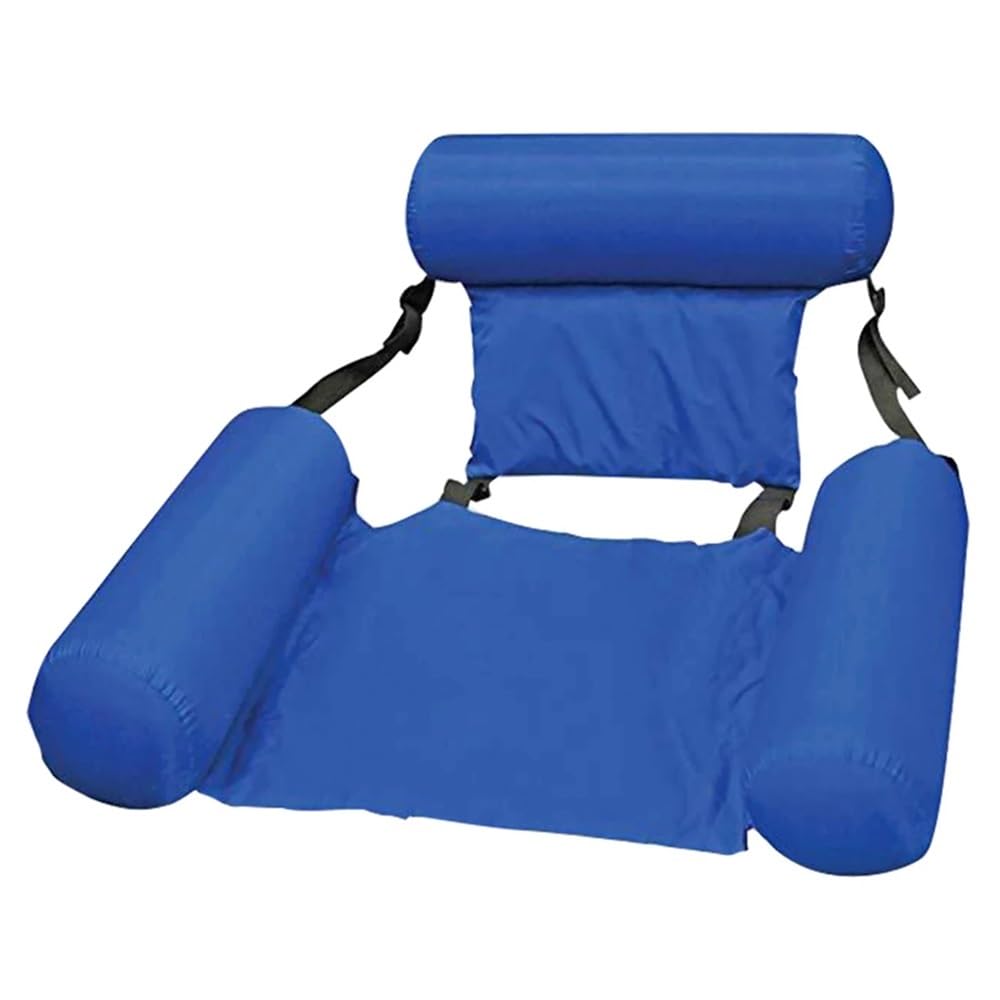 Hamac d'eau Gonflable pour Piscine, Matelas à air, Chaise Longue de Plage d'été, Dossier Flottant, Lits de Couchage