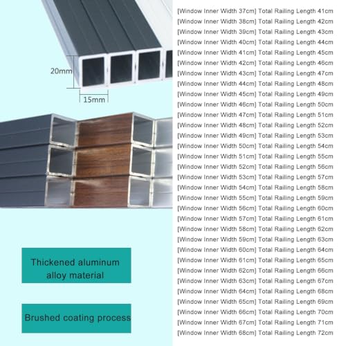 Tiras protectoras de ventanas diy blanco con tubo de aluminio desmontable 3